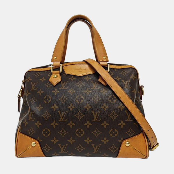RETIRO NM Monogram Coated Canvas Brown