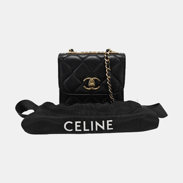 TRENDY CC Quilted Lambskin Black