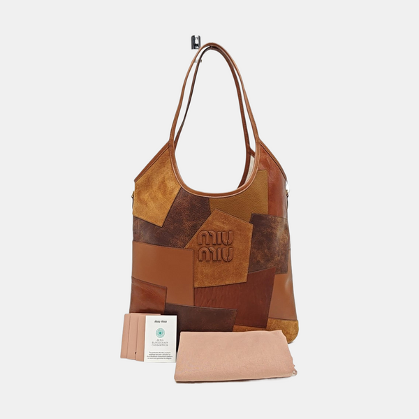 IVY Quilted Suede Brown