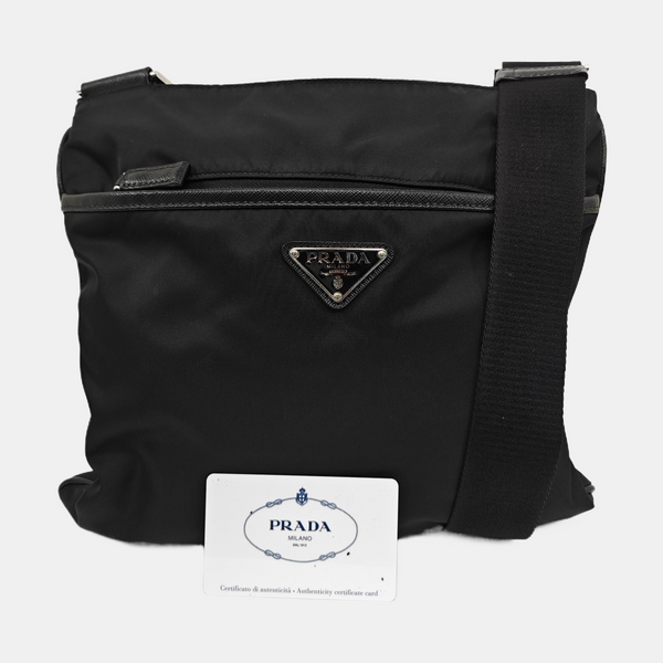 Nylon Crossbody Bag Nylon Black