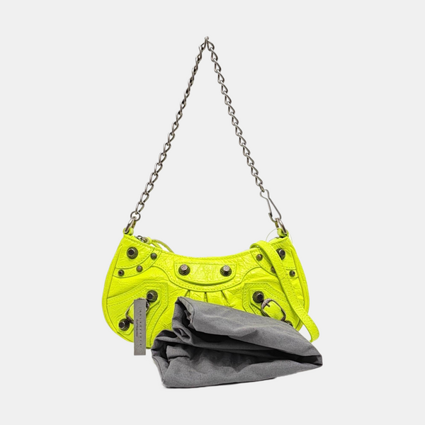 Le Cagole Mini Calfskin Green