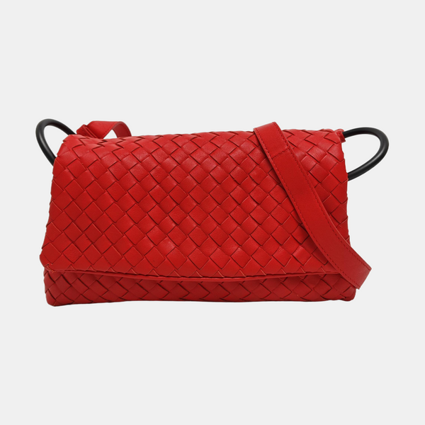 Authenticated pre-owned Olimpia Lambskin Red - Shoulder Bag at Looply