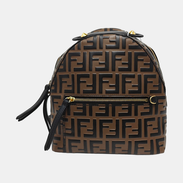 Calfskin Backpack Mini Brown