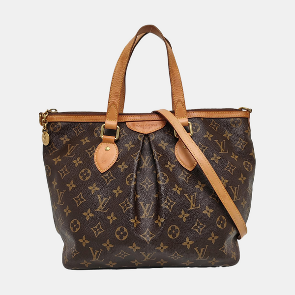 PALERMO PM Monogram Coated Canvas Brown