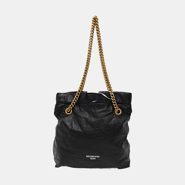 Calfskin Shoulder Bag Black
