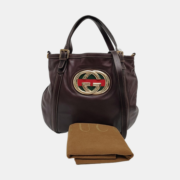 Britt Medium Calfskin Brown