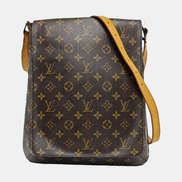 MUSETTE TANGO Monogram Coated Canvas Brown