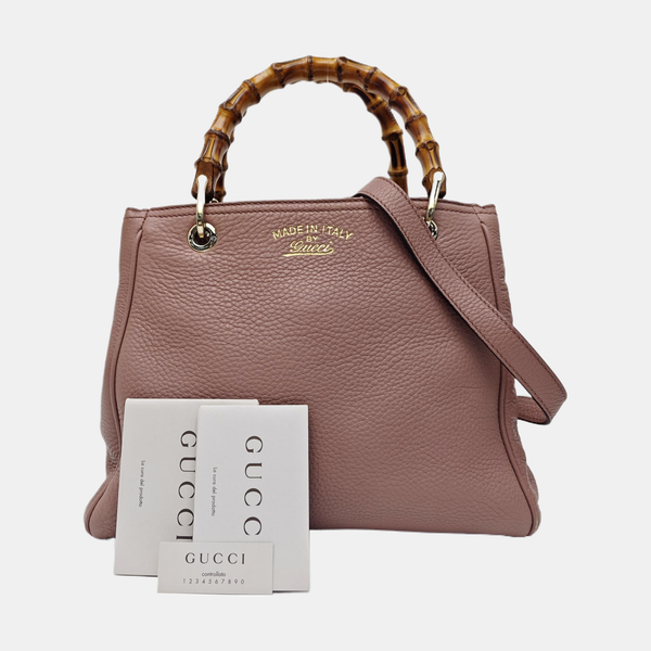 Bamboo 1947 Medium Calfskin Pink