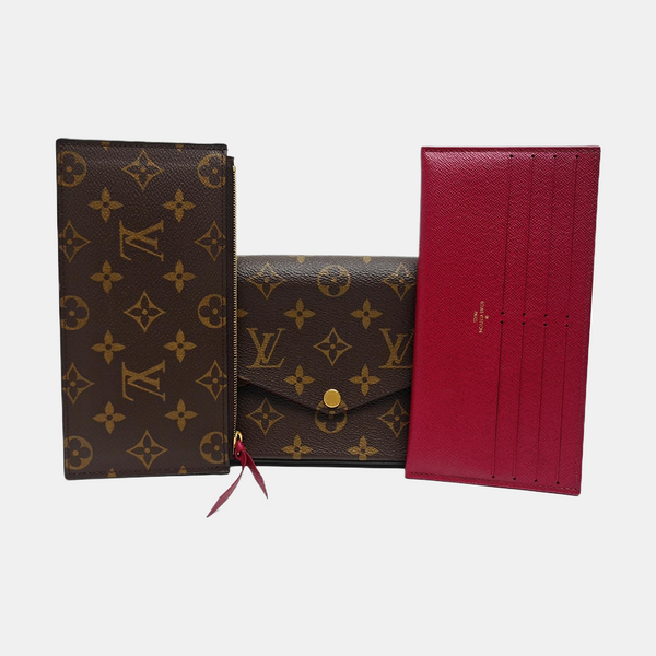 FÉLICIE Monogram Coated Canvas Brown