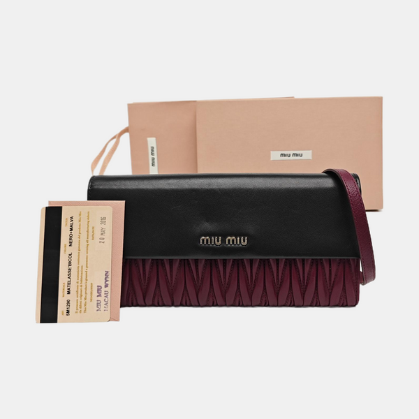 Crystal Quilted Lambskin Red