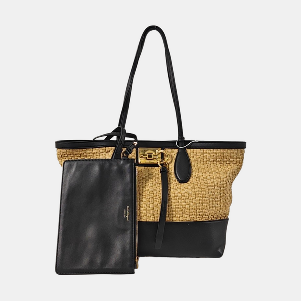 Gancini Straw Beige