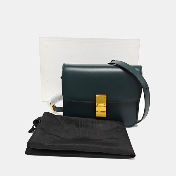 CLASSIC BOX Small Calfskin Green