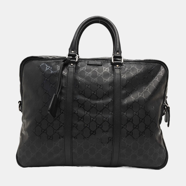 GG Imprime Monogram Coated Canvas Black