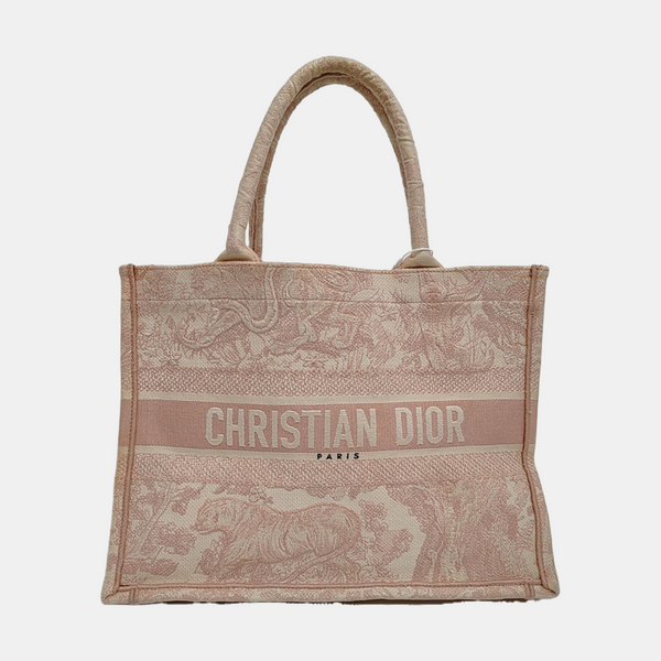 Book Tote Medium Canvas Pink