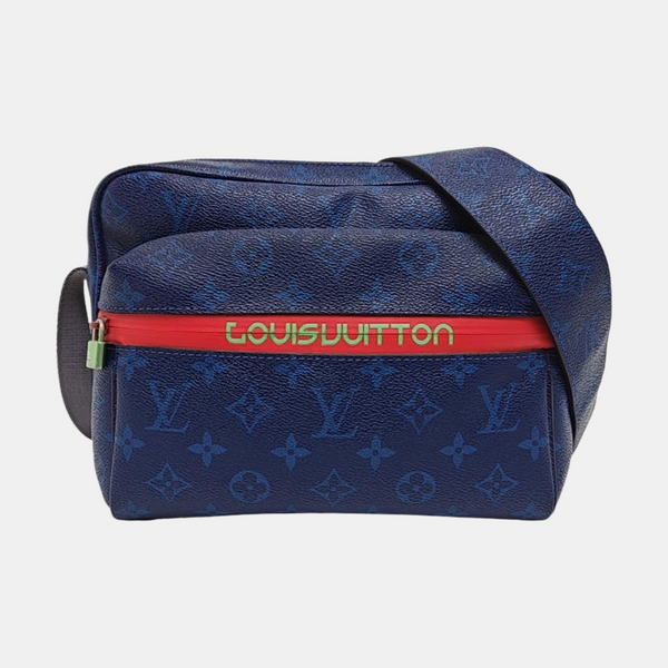 OUTDOOR Monogram Coated Canvas Blue