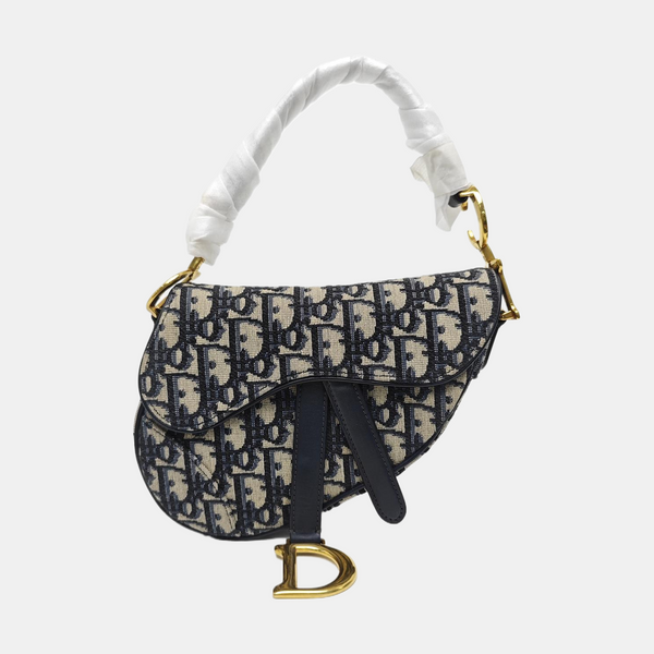 Saddle Mini Oblique Canvas Beige