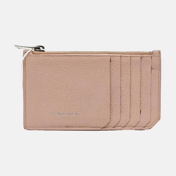 FRAGMENTS Calfskin Pink Card Holder