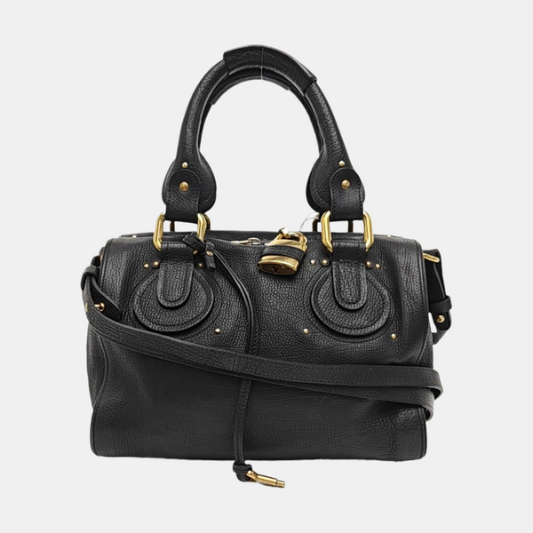 Calfskin Shoulder Bag Black