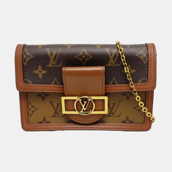 DAUPHINE WOC Monogram Coated Canvas Brown