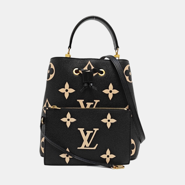 NÉONOÉ MM Calfskin Black
