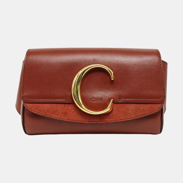 Chloé C Calfskin Brown