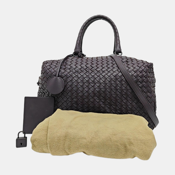 Lambskin Shoulder Bag Purple