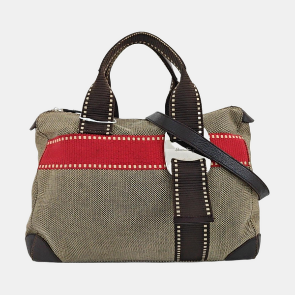 Canvas Shoulder Bag Gray