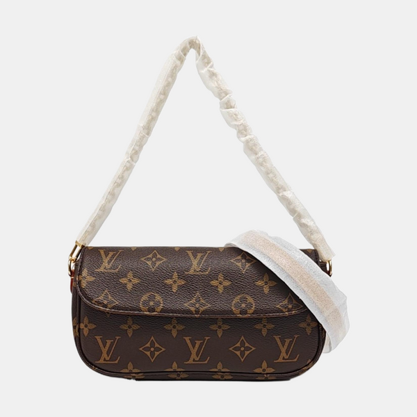 IVY Monogram Coated Canvas Brown