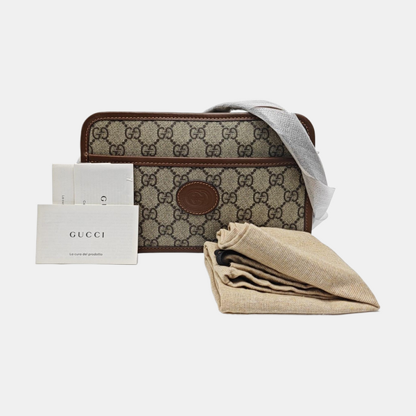 Retro Monogram Coated Canvas Brown