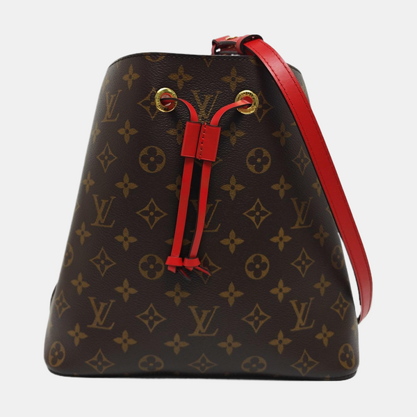NÉONOÉ MM Monogram Coated Canvas Brown