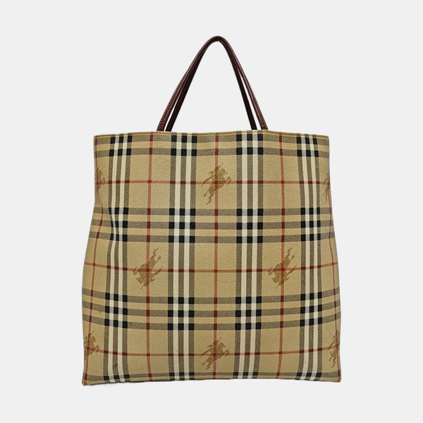 Coated Canvas Top Handle Bag Multicolor