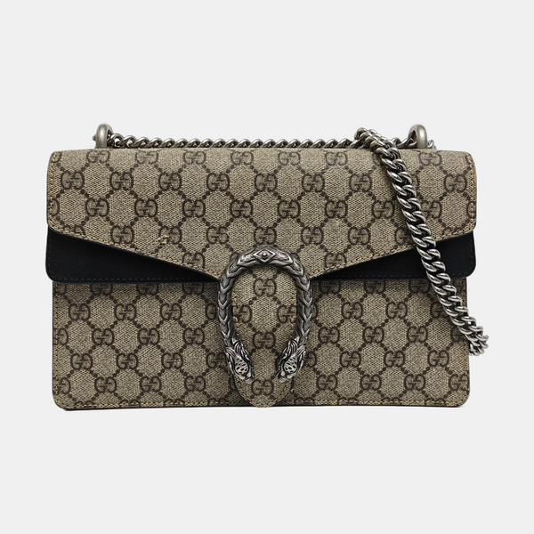 Authenticated pre-owned Dionysus Small Monogram Coated Canvas Beige - Shoulder Bag at Looply