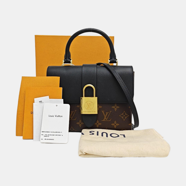 LOCKY BB Monogram Coated Canvas Brown