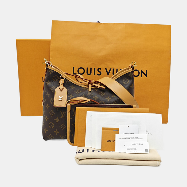CARRYALL PM Monogram Coated Canvas Brown