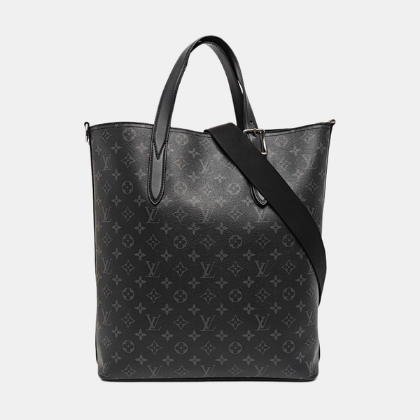 DAVIS Monogram Coated Canvas Black