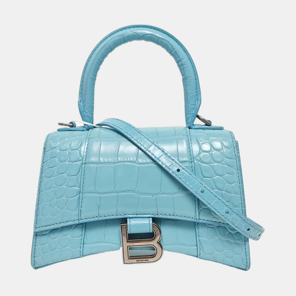 Hourglass XS Calfskin Blue