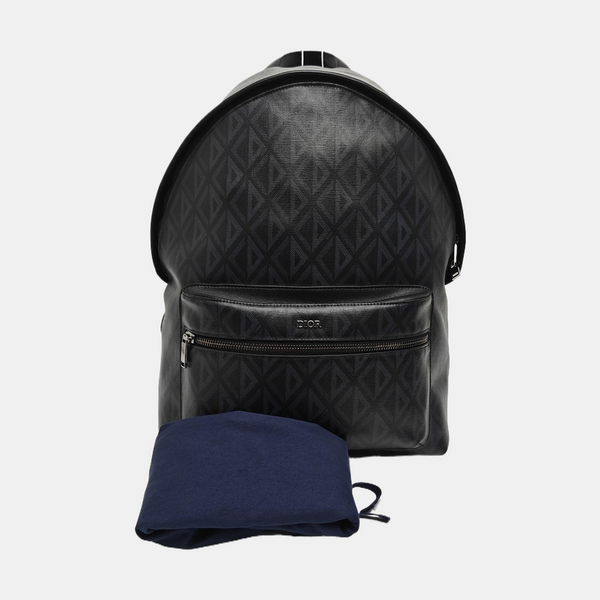 Rider Oblique Coated Canvas Black