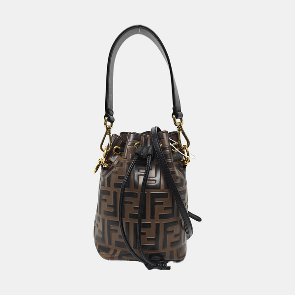 Mon Tresor Mini Monogram Calfskin Brown