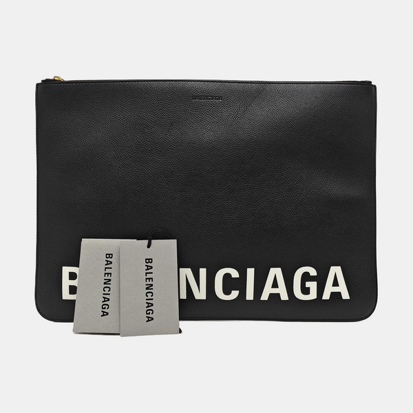 Calfskin Clutch Black