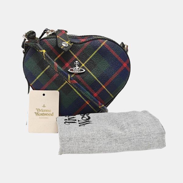 Coated Canvas Shoulder Bag Green
