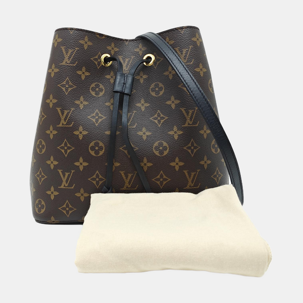 NÉONOÉ MM Monogram Coated Canvas Brown