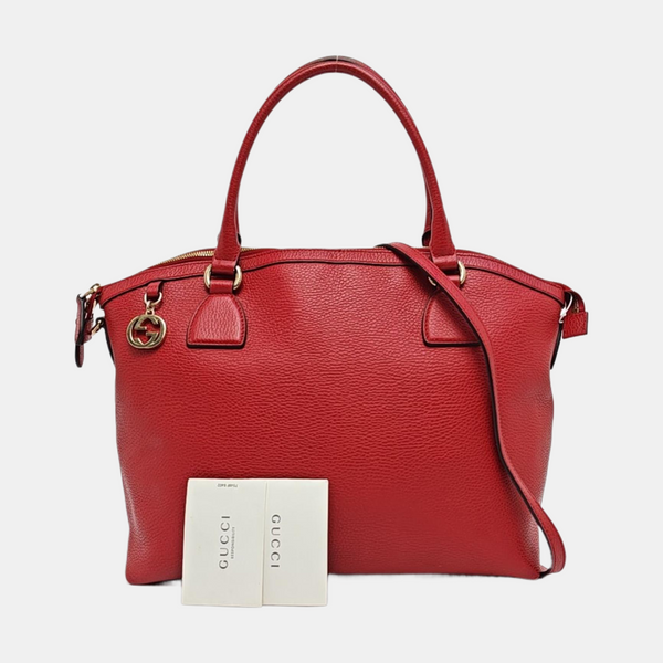 Microguccissima Calfskin Red