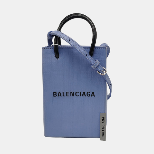 Shopping Bag Calfskin Purple