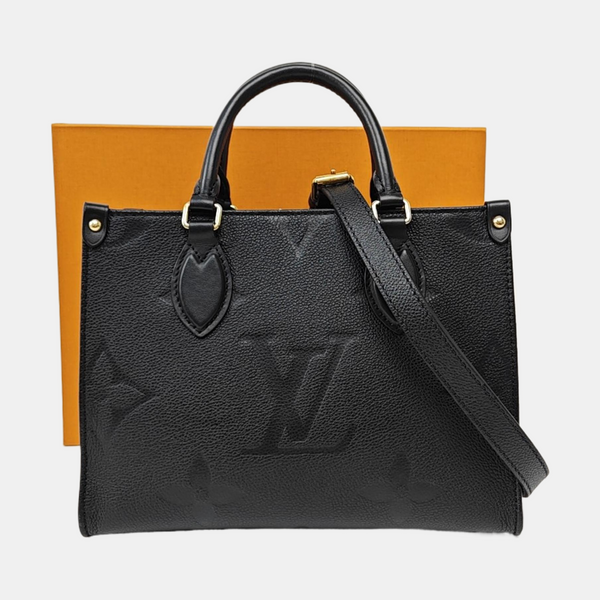 ONTHEGO PM Monogram Calfskin Black