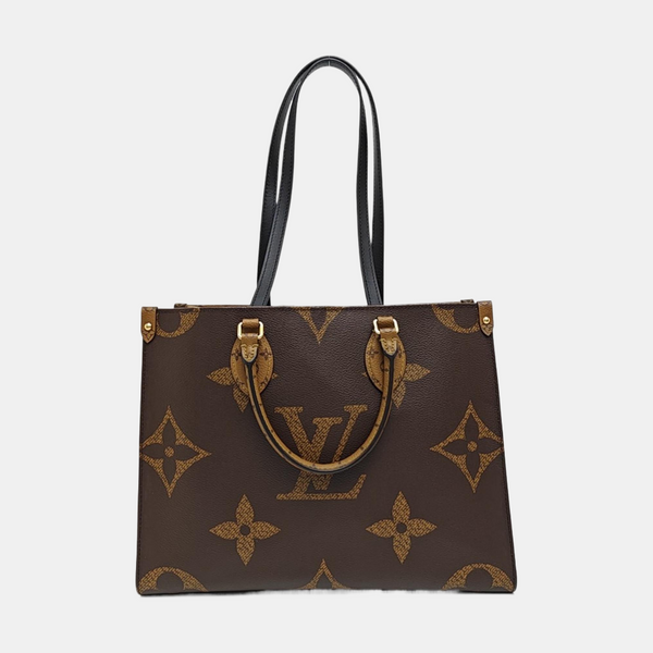 ONTHEGO MM Monogram Coated Canvas Brown
