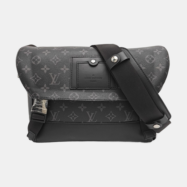 VOYAGER PM Monogram Coated Canvas Black