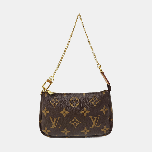 ACCESSOIRES Mini Monogram Coated Canvas Brown