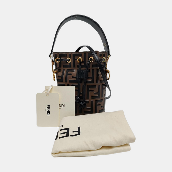 Mon Tresor Mini Monogram Calfskin Brown