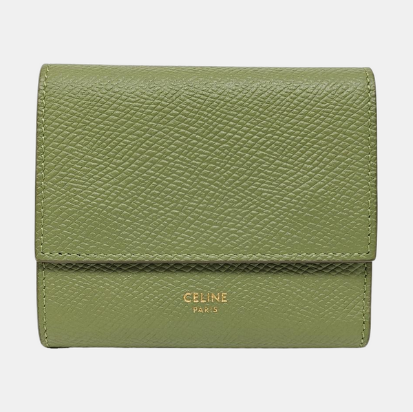 Calfskin Wallet Small Green