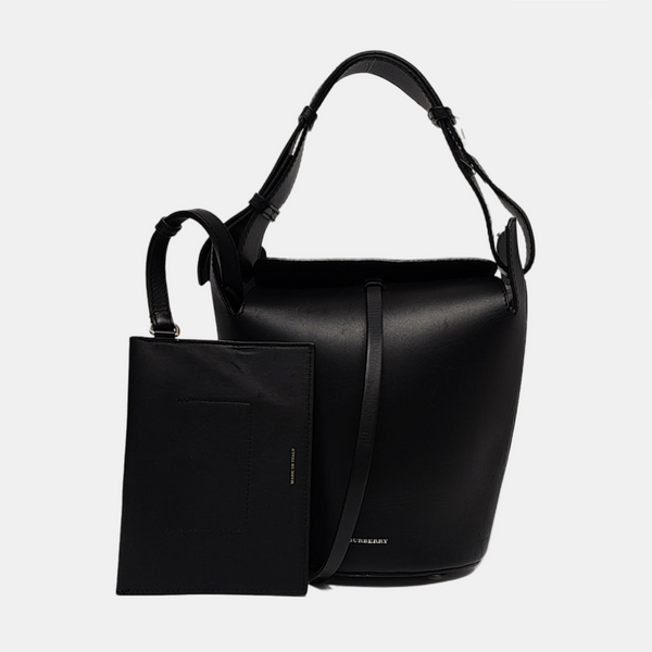 The Bucket Calfskin Black